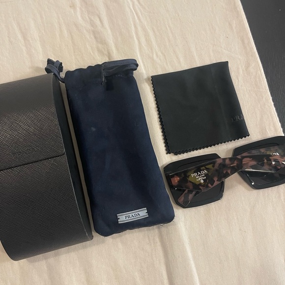 Prada Symbole Sunglasses - Slate Gray - Picture 8 of 9